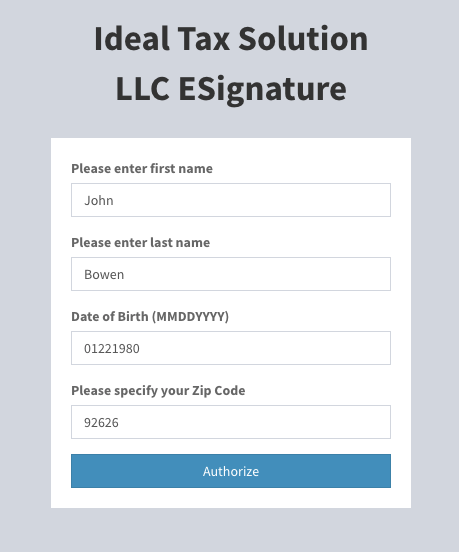 Login